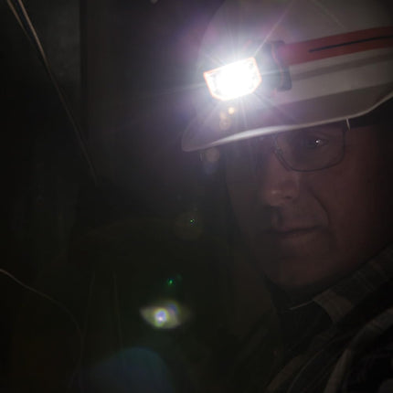 Klein Tools A-56220 LED Headlamp Flashlight with Strap for Hard Hat