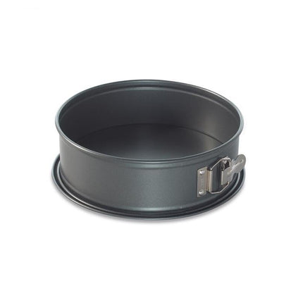 Molde desmontable Nordic Ware de 23 cm, molde de acero al carbono antiadherente para tartas de queso, accesorios de repostería premium para hacer postres sabrosos, gris