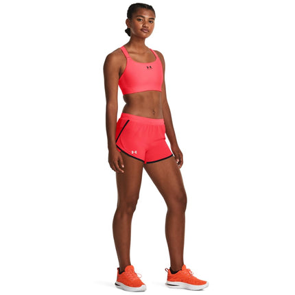 Under Armour Womens Fly by 2.0 3 Inch Shorts Sports Bottoms Beta/Black XXL