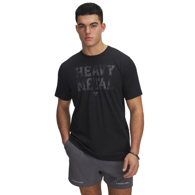 Under Armour Men's Project Rock Metal Short Sleeve
