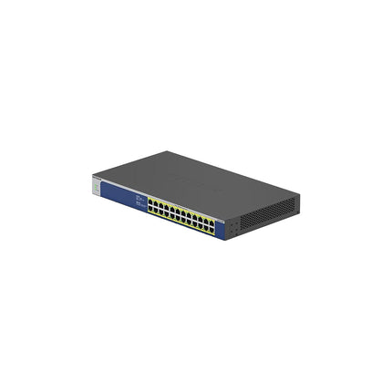 Switch PoE Gigabit Ethernet no gestionado de 24 puertos NETGEAR (GS524PP) - con 24 puertos PoE+ a 300 W, de sobremesa o montaje en rack, y protección de por vida limitada