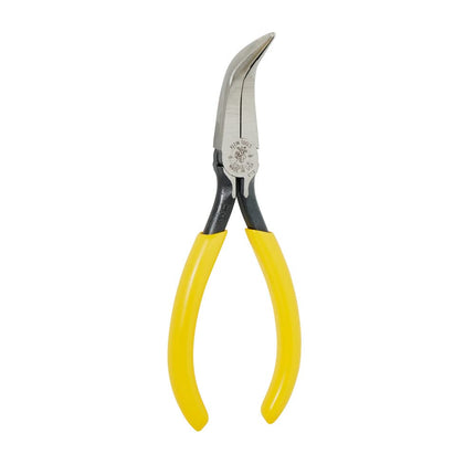 Klein Tools D302-6 Needle Nose Pliers, Long Nose Side Cutters, Alligator Pliers with Curved Handle, 6-1/2-Inch