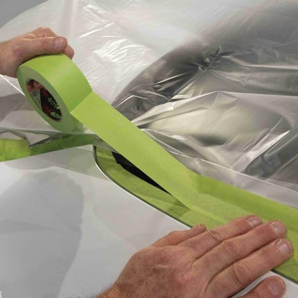 TapeCase 401 Plus 2" X 60yd High Performance Masking Tape-Converted from 3M 401 Plus /233 Plus, 2" X 60 Yards Roll, Crepe Paper, Green