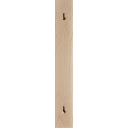 Ekena BKT02X17X17TRAL 2 1/2" W 3/4" D x 17 1/4" H Traditional Shelf Bracket, Alder