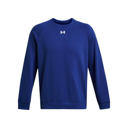 Under Armour UA Rival Fleece Crew, (400) Royal / / White, S Tall