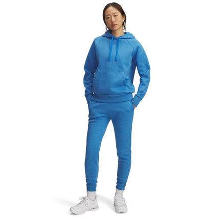 Under Armour Women's Rival Fleece Joggers, (402) Blue Atlantis Light Heather / / Blue Atlantis, 4X-Large