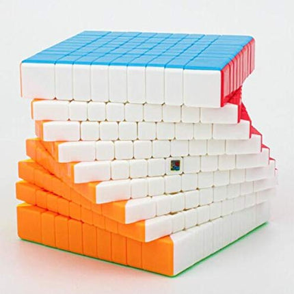 CuberSpeed Cubing Classroom moyu 9x9 stickerelss Speed Cube Mofang Jiaoshi Meilong 9x9 Magic Cube (MF9 Update Version)