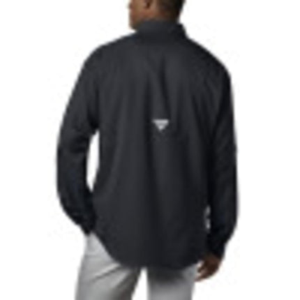 Camisa Columbia PFG Tamiami™ II de manga larga para hombre, negra - 2X Tall