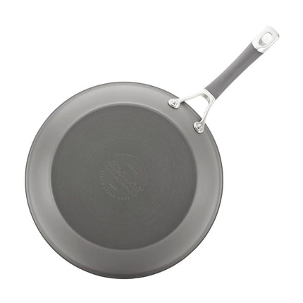 Circulon Radiance Hard Anodized Nonstick Fry Pan Set, Gray | Skillet Set for Everyday Cooking, 8.5 / 10 and 12.25 Inch | Even Heat Distribution and Easy Food Release Ergonomic Handles