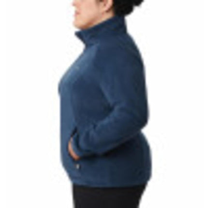 Columbia Women's Benton Springs Full Zip - Petite Fleece Jacket, Columbia Navy, XS Petite UK