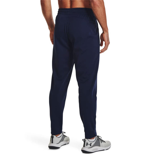 Under Armour Pantalón Armourfleece de pierna recta para hombre, (410) Midnight Navy / / Black, X-Large