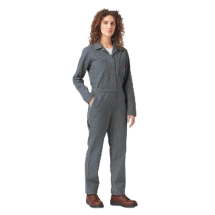 Dickies Womens Women's Long Sleeve Hickory Stripe 
