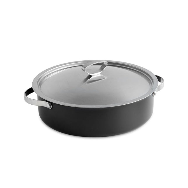 Nordic Ware Verde Ceramic Nonstick Braiser with Li