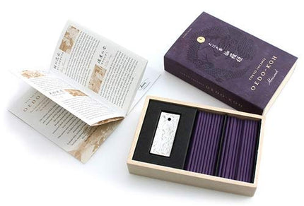 OEDO-KOH - Aloeswood 60 Sticks w/Incense Holder by NIPPON KODO, Japanese Quality Incense