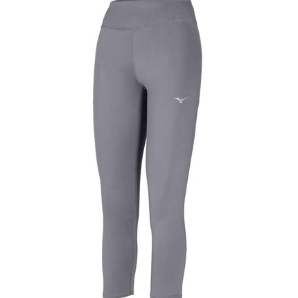 Mizuno Women's 3/4 Length Tight, Quiet Shade, X-Small
