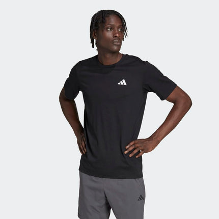Adidas Mens Train Essentials Training T-Shirt, Black/White, M Tall