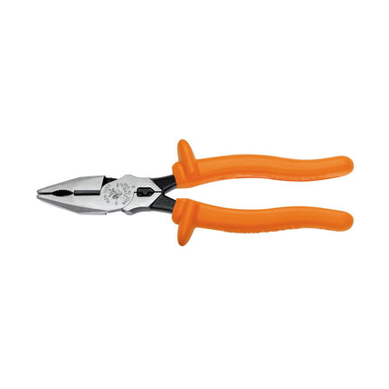Klein Tools 12098-INS Insulated Universal Combination Pliers, Side Cutters with Crimper, 8-Inch