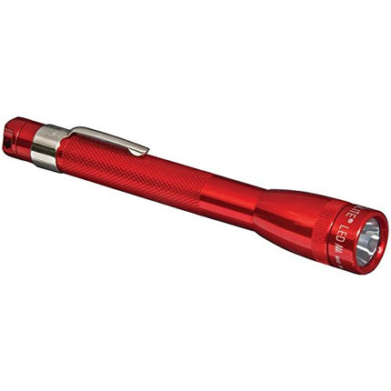 Maglite Mini AAA 2 Cell LED Flashlight Blister Pack - Red