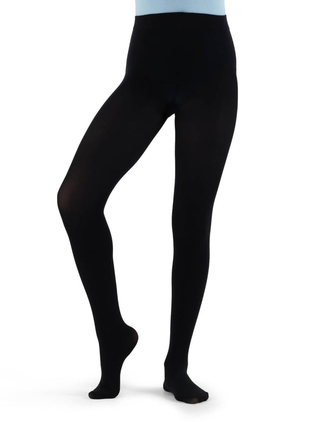 Capezio Girls Classic Footed - Child Tight, Black