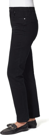 Gloria Vanderbilt Ladies' Amanda Stretch Denim Jean, Dark Black, 12 Short