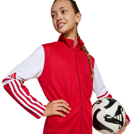 adidas Unisex Children's Squadra25 Training Jacket Kids, Team Power Red/White, S