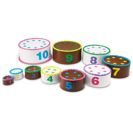 Learning Resources Smart Snacks Stack & Count Layer Cake- Numbers & Counting