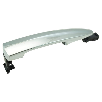 TRQ Rear Outside Exterior Door Handle Chrome LH Driver Side or RH Passenger Side Compatible with 2013-2018 Nissan Leaf / 2009-2014 Maxima / 2009-2014 Murano / 2013-2018 Sentra