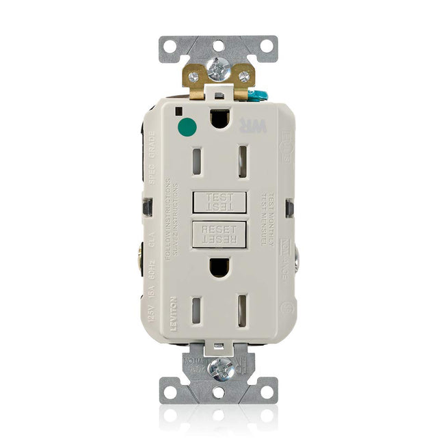 Leviton GFWT1-HGT 15A-125V Extra-Heavy Duty Hospit