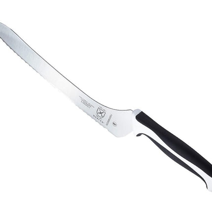 Mercer Culinary Millennia Offset Bread Knife, 9-Inch, White