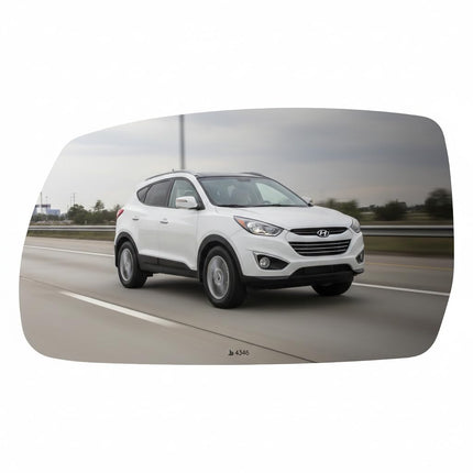 Verre de rétroviseur de remplacement côté conducteur pour HYUNDAI TUCSON 2010-2015