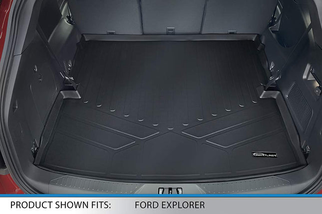 SMARTLINER Tapis de coffre sur mesure tous temps Noir pour Ford Explorer 2020