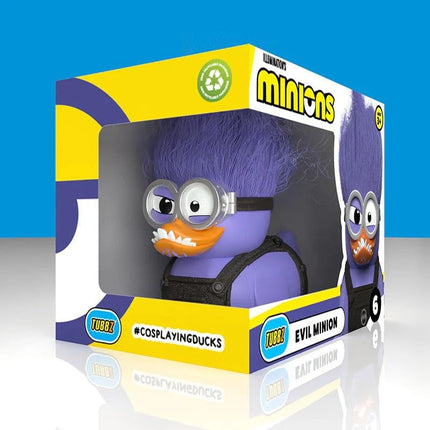 TUBBZ: Minions - Evil Purple Minion Rubber Duck Collectable Toy 9 cm