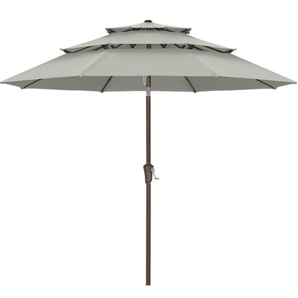 ABCCANOPY 9FT 3-Tier Patio Outdoor Market Umbrella