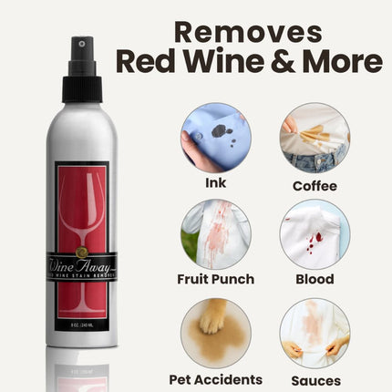 Wine Away 79-017 Red Wine Stain Remover, 8 oz,