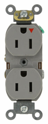 Leviton Duplex Receptacle, 15 Amp, Isolated Ground