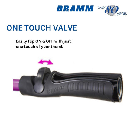 Dramm, 16, Blue 14865 Rain Wand with One Touch Valve, Inch