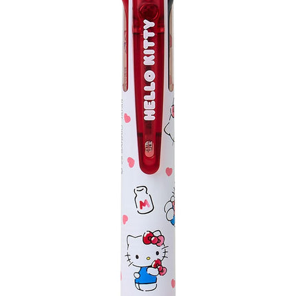 Sanrio 927848 FriXion Ball 3 Slim Hello Kitty Polycarbonate Ball Diameter: 0.01 inch (0.38 mm), Ink Color: Black, Red, Blue Retractable