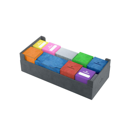 Gamegenic 1100 Sleeves Convertible Dungeon Deck Box, Mighty Gray