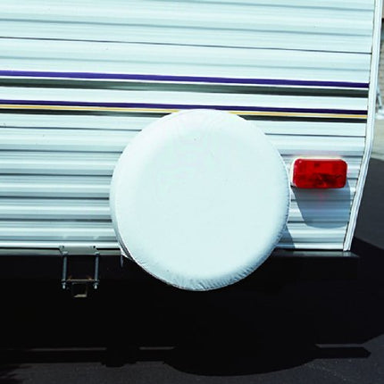 ADCO 1753 Polar White Vinyl Spare Tire Cover C (Fits 31 ¼" Diameter Wheel)