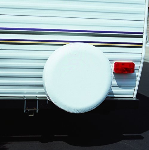 ADCO 1753 Polar White Vinyl Spare Tire Cover C (Fits 31 ¼" Diameter Wheel)
