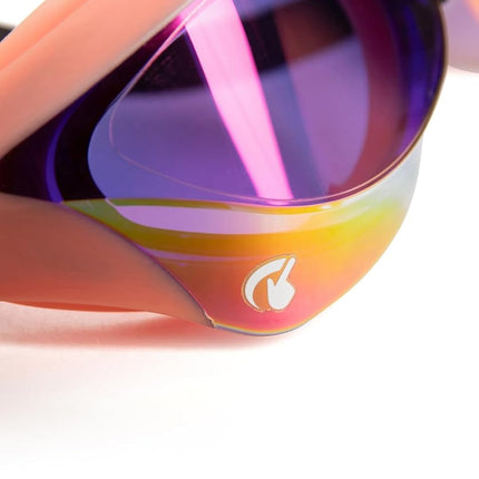 ARENA Cobra Core Swipe Mirror Racing Violet Coral Men's Swimming Goggles