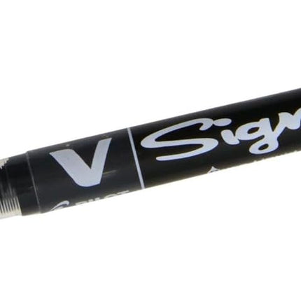 Pilot V Sign Pen Liquid Ink 2.0 mm Tip - Black, Bo