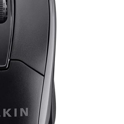 Belkin 3-Button Wired USB Optical Mouse with 5-Foot Cord, Compatible with PCs, Macs, Desktops and Laptops