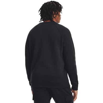 Under Armour Men's UA Rival Fleece Crew Shirt Black