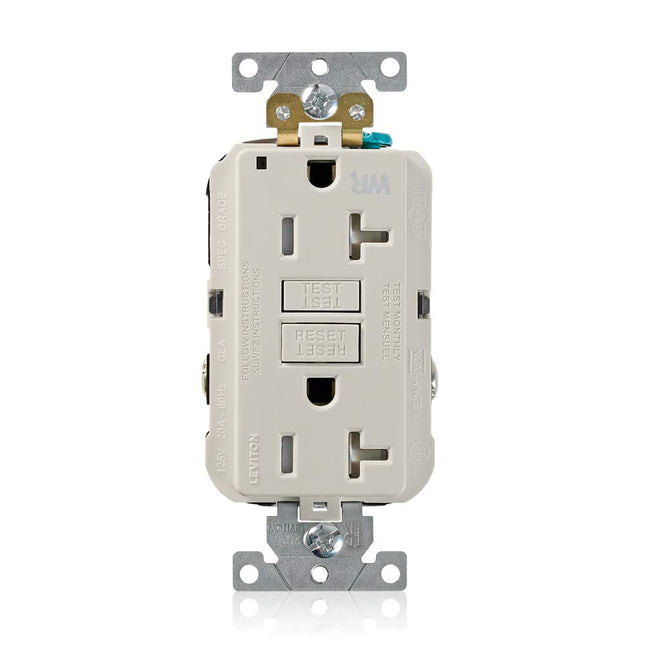 Leviton G5362-WTT 20A-125V Extra-Heavy Duty Indust