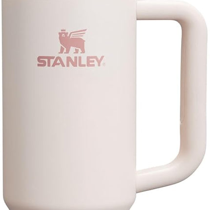 Stanley Quencher H2.0 FlowState Stainless Steel Vacuum Insulated Tumbler with Lid and Straw for Water, Iced Tea or Coffee, Smoothie and More, Rose Quartz 2.0, 30 OZ / 0.89 L