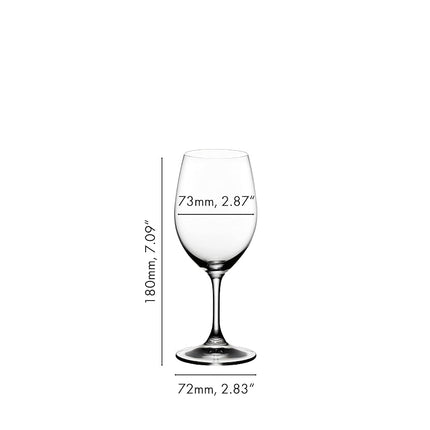 Riedel Ouverture Machine-Made Crystal White Wine Glass, Clear – Enhances the Crisp & Fresh Notes of White Wines – Sophisticated Glassware for a Refined Experience – 280 ml Capacity (Pack of 2)