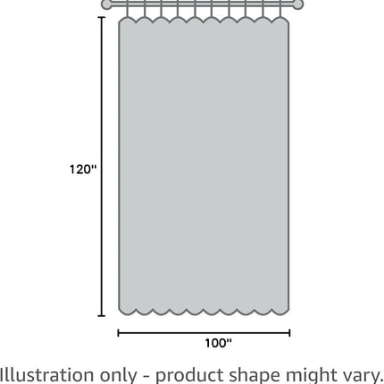 HPD Half Price Drapes Extra Wide Linen Room Darkening Curtain (1 Panel) 100 X 120, BOCH-LN18511-120-DW, Mink