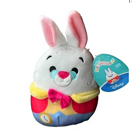 Squishmallow Disney Alicia en el País de las Maravillas Conejo Blanco de 6.5 pulgadas