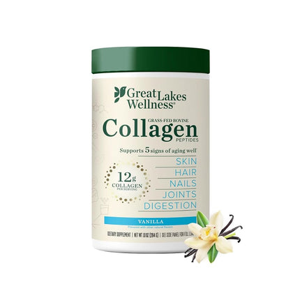 Great Lakes Gelatin, Collagen Hydrolysate, Vanilla